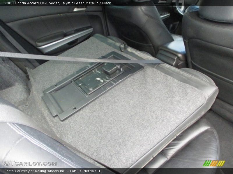 Mystic Green Metallic / Black 2008 Honda Accord EX-L Sedan