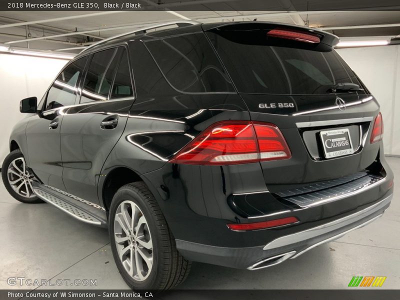 Black / Black 2018 Mercedes-Benz GLE 350