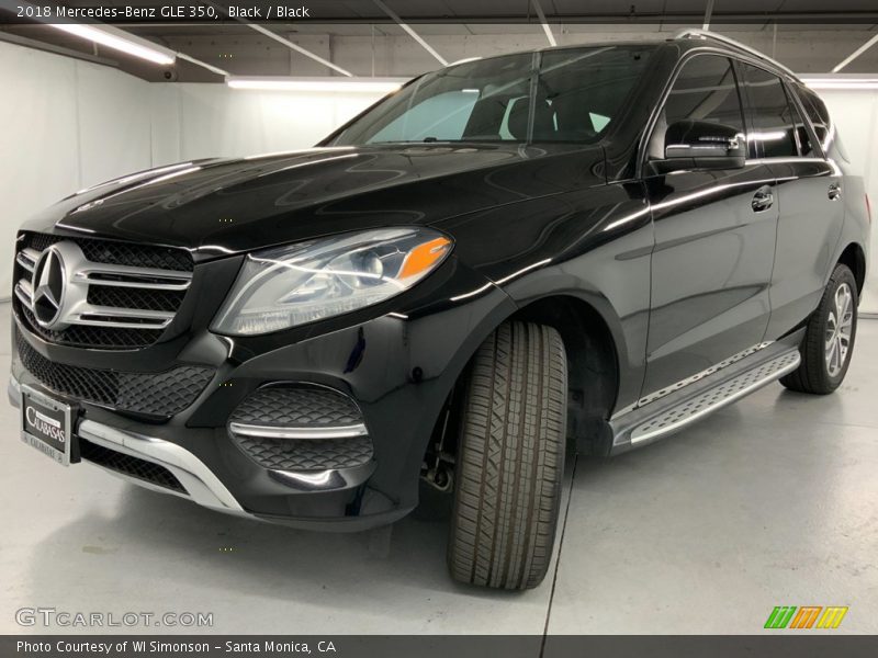 Black / Black 2018 Mercedes-Benz GLE 350