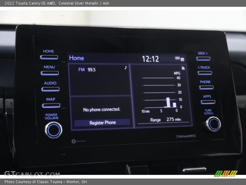 Celestial Silver Metallic / Ash 2022 Toyota Camry SE AWD