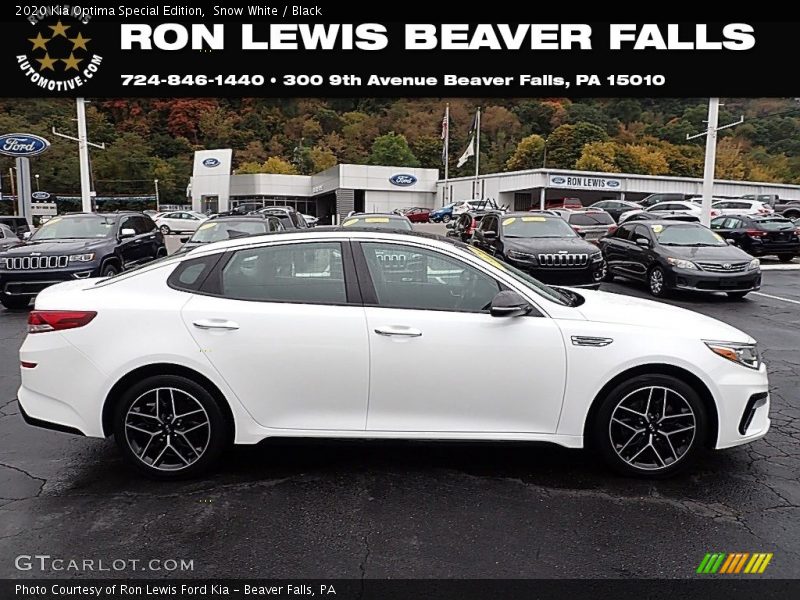Snow White / Black 2020 Kia Optima Special Edition