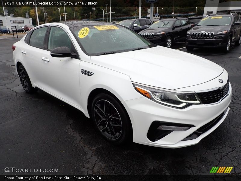 Snow White / Black 2020 Kia Optima Special Edition