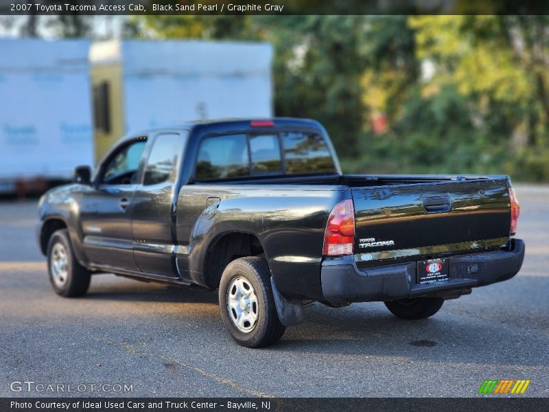 Black Sand Pearl / Graphite Gray 2007 Toyota Tacoma Access Cab