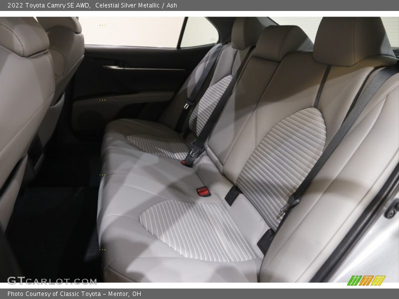Rear Seat of 2022 Camry SE AWD