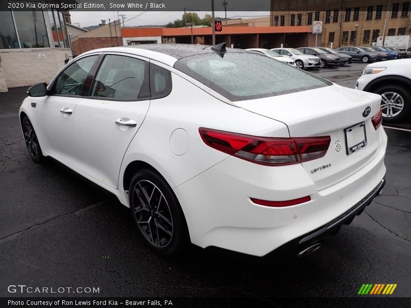 Snow White / Black 2020 Kia Optima Special Edition