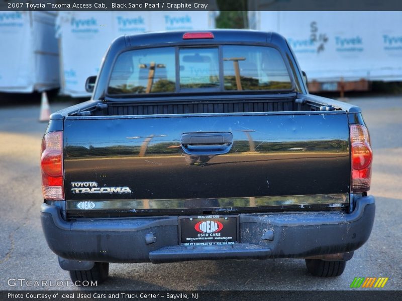 Black Sand Pearl / Graphite Gray 2007 Toyota Tacoma Access Cab
