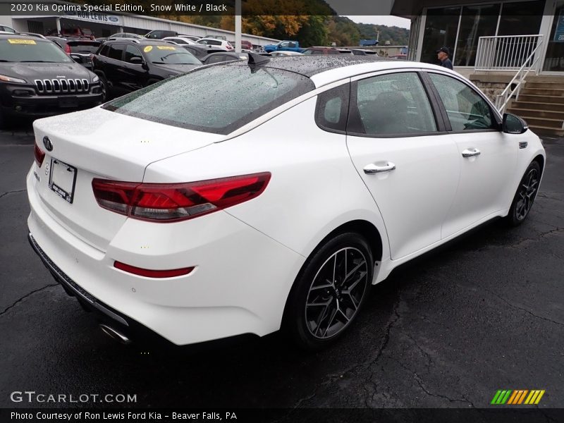 Snow White / Black 2020 Kia Optima Special Edition