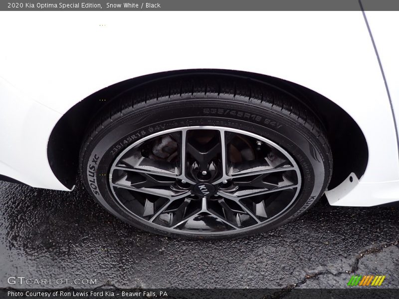 Snow White / Black 2020 Kia Optima Special Edition