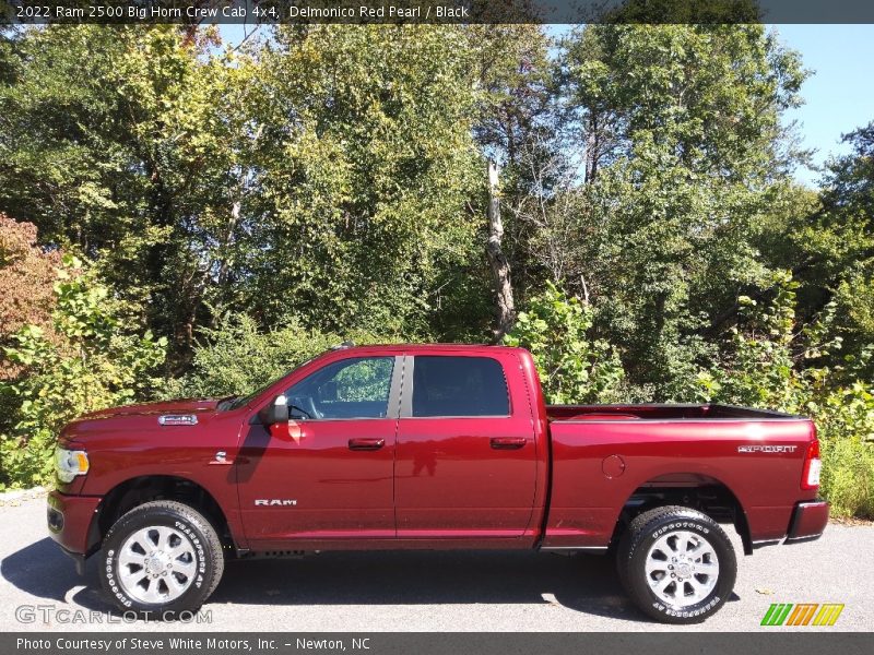 Delmonico Red Pearl / Black 2022 Ram 2500 Big Horn Crew Cab 4x4