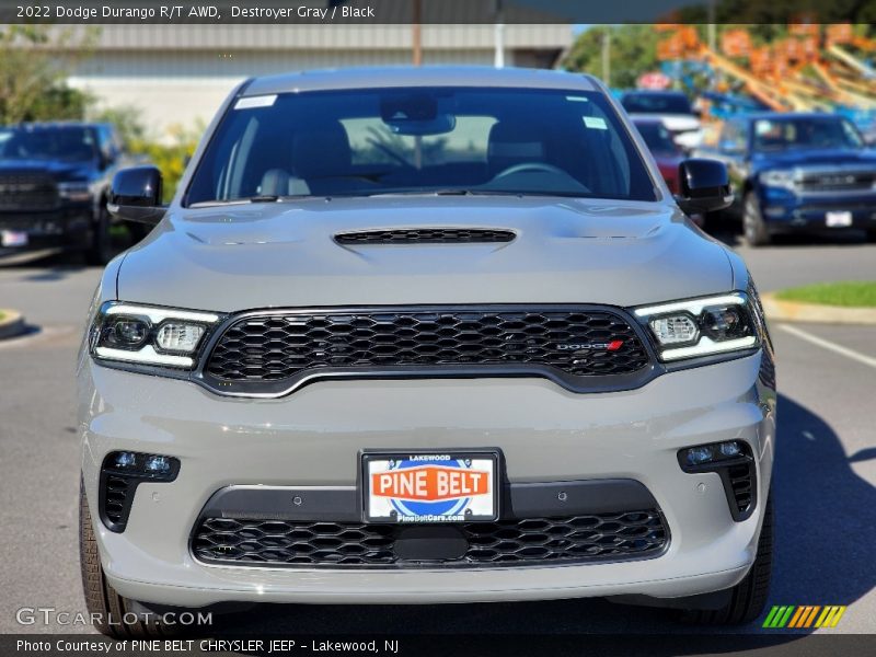 Destroyer Gray / Black 2022 Dodge Durango R/T AWD