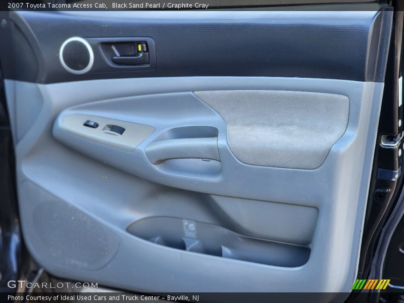 Black Sand Pearl / Graphite Gray 2007 Toyota Tacoma Access Cab