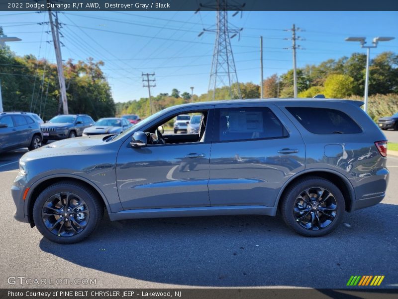 Destroyer Gray / Black 2022 Dodge Durango R/T AWD