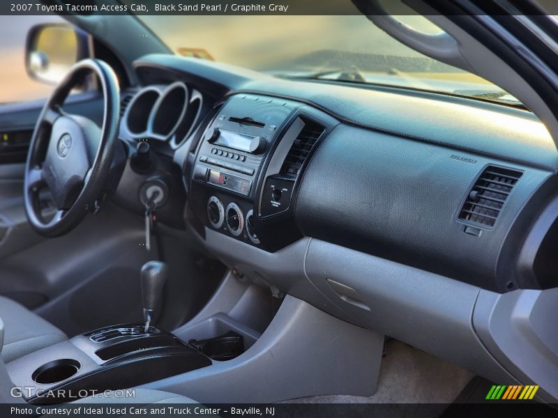 Black Sand Pearl / Graphite Gray 2007 Toyota Tacoma Access Cab