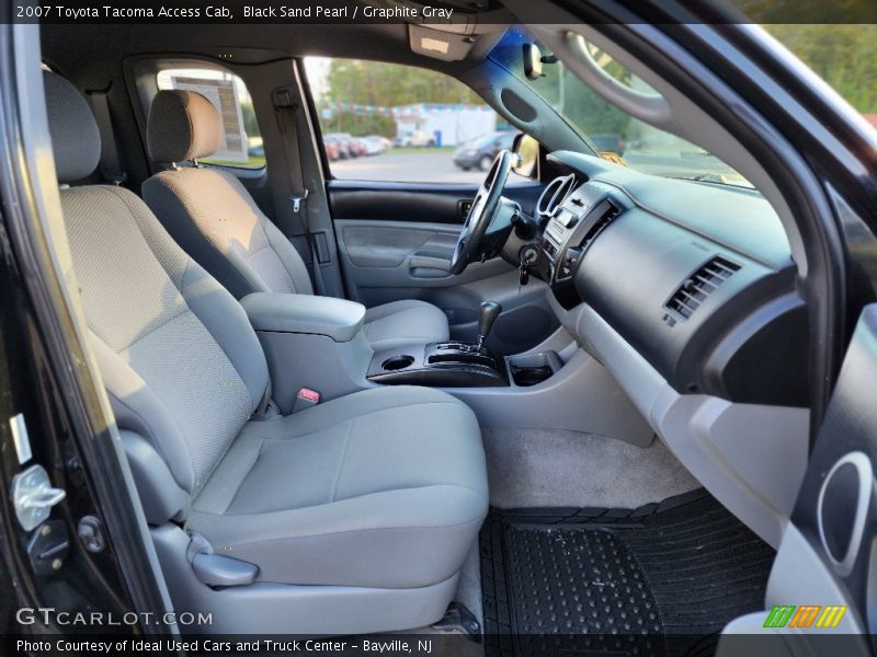 Black Sand Pearl / Graphite Gray 2007 Toyota Tacoma Access Cab