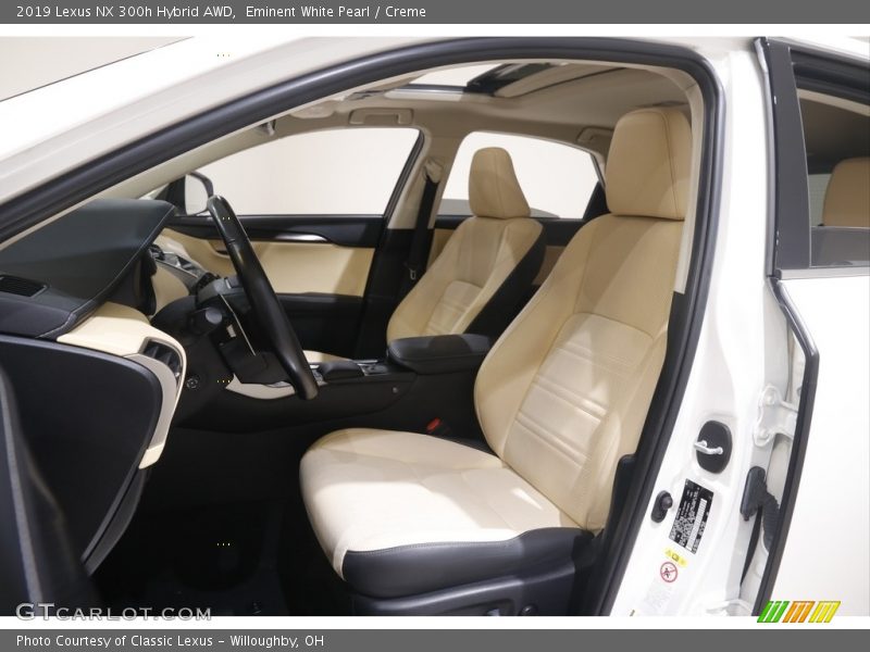  2019 NX 300h Hybrid AWD Creme Interior