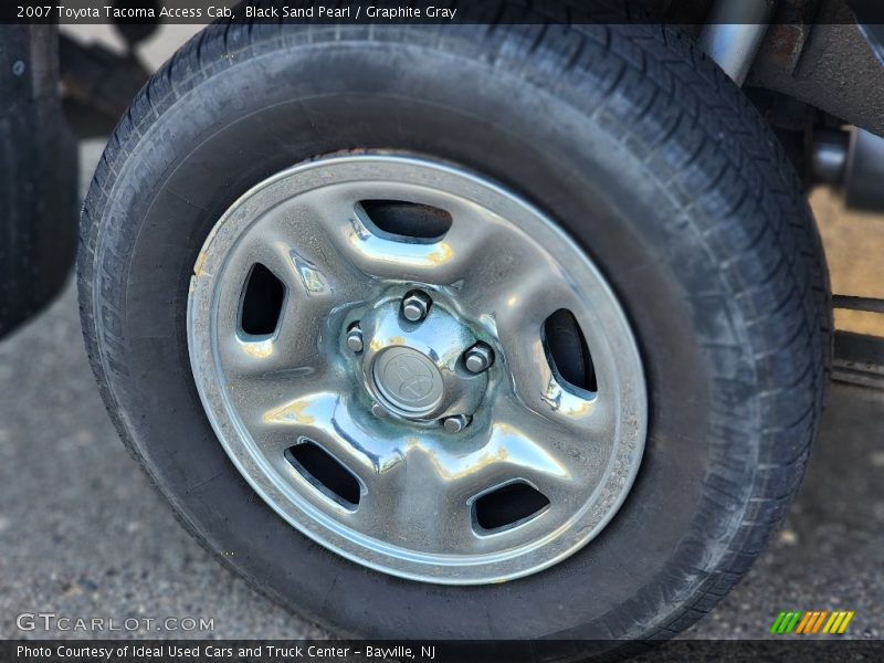 Black Sand Pearl / Graphite Gray 2007 Toyota Tacoma Access Cab