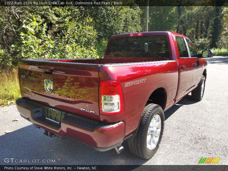 Delmonico Red Pearl / Black 2022 Ram 2500 Big Horn Crew Cab 4x4