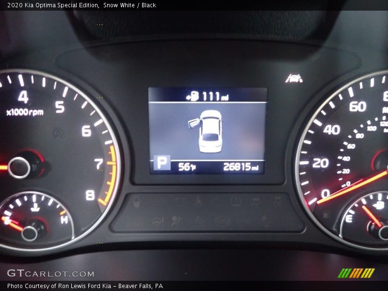Snow White / Black 2020 Kia Optima Special Edition