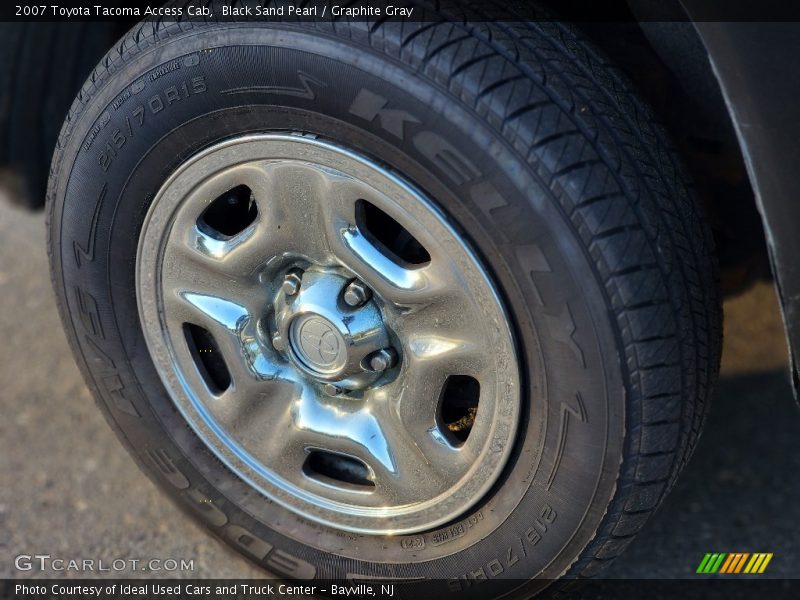 Black Sand Pearl / Graphite Gray 2007 Toyota Tacoma Access Cab