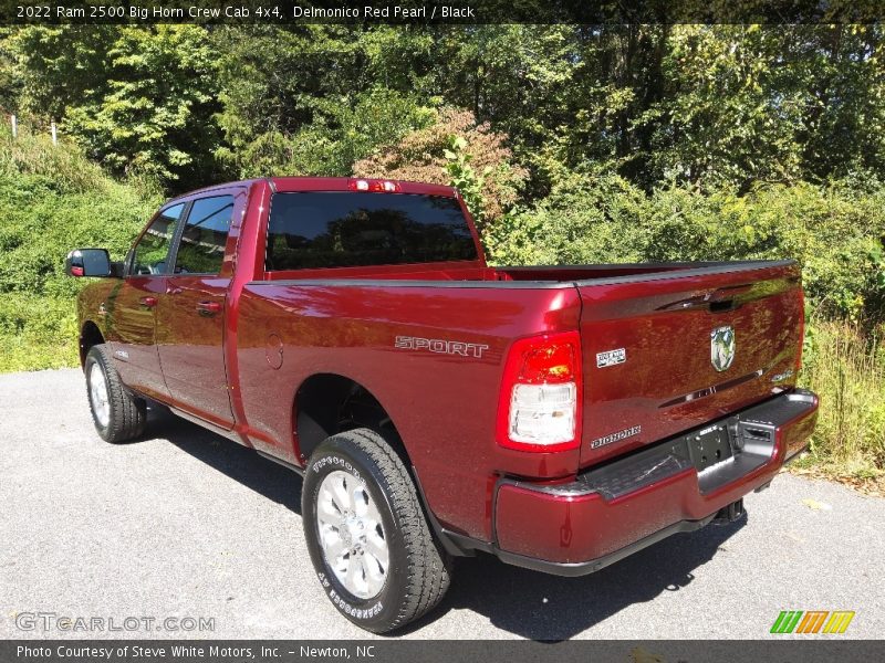 Delmonico Red Pearl / Black 2022 Ram 2500 Big Horn Crew Cab 4x4