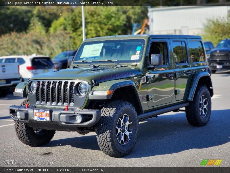 Sarge Green / Black 2023 Jeep Wrangler Unlimited Rubicon 4x4