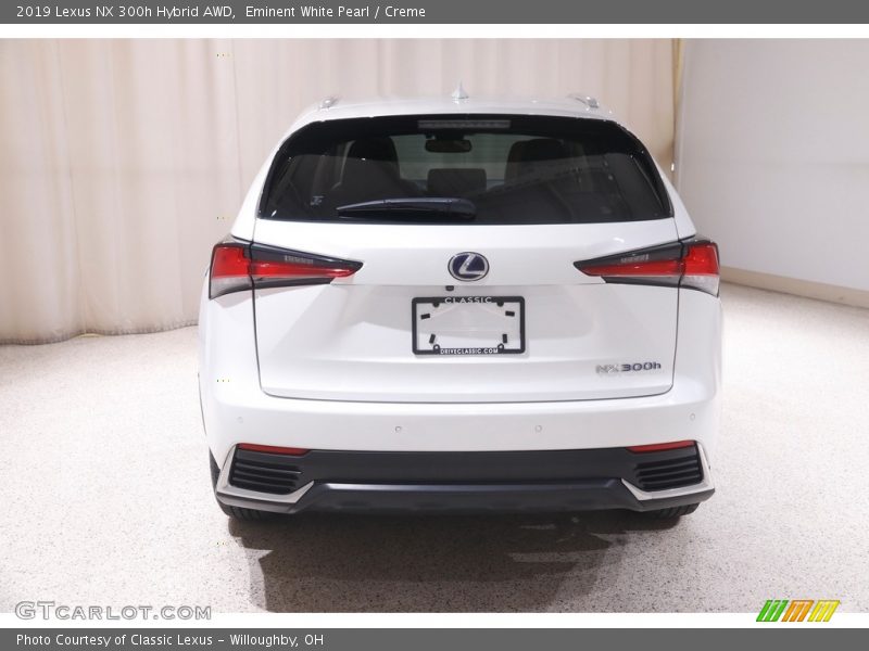 Eminent White Pearl / Creme 2019 Lexus NX 300h Hybrid AWD