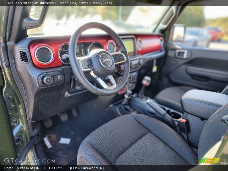 Sarge Green / Black 2023 Jeep Wrangler Unlimited Rubicon 4x4