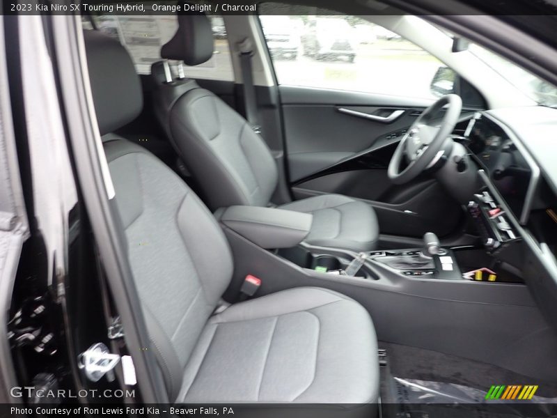 Orange Delight / Charcoal 2023 Kia Niro SX Touring Hybrid