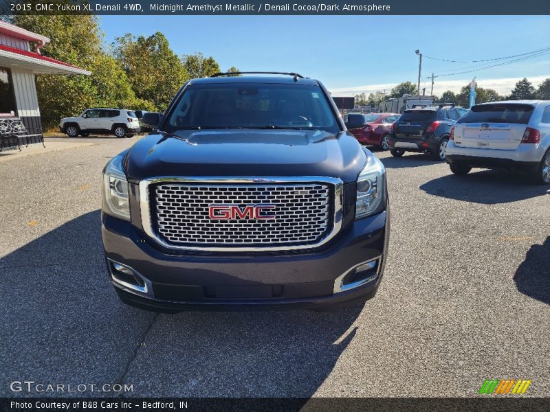 Midnight Amethyst Metallic / Denali Cocoa/Dark Atmosphere 2015 GMC Yukon XL Denali 4WD