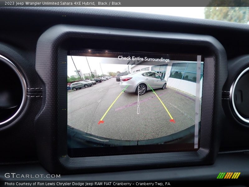 Black / Black 2023 Jeep Wrangler Unlimited Sahara 4XE Hybrid