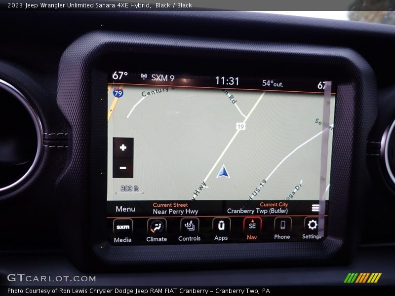 Black / Black 2023 Jeep Wrangler Unlimited Sahara 4XE Hybrid