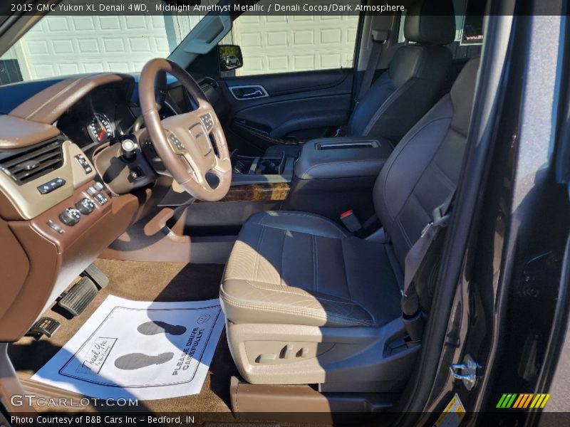Midnight Amethyst Metallic / Denali Cocoa/Dark Atmosphere 2015 GMC Yukon XL Denali 4WD
