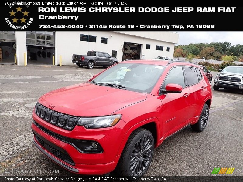 Redline Pearl / Black 2022 Jeep Compass Limited (Red) Edition 4x4