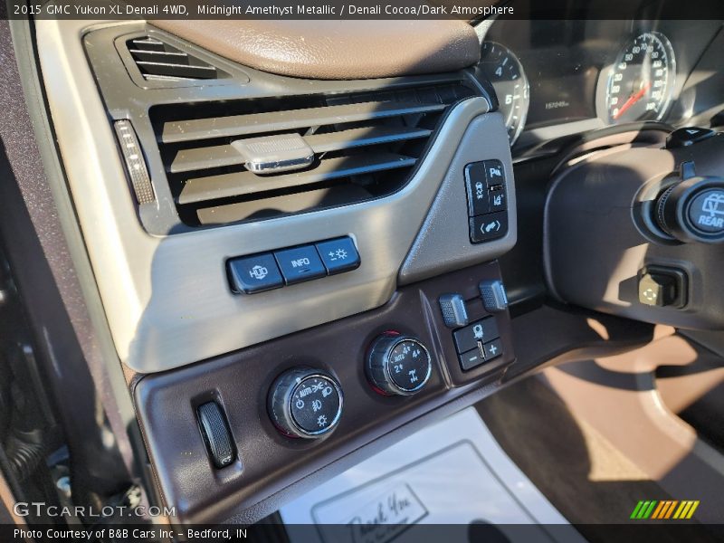 Midnight Amethyst Metallic / Denali Cocoa/Dark Atmosphere 2015 GMC Yukon XL Denali 4WD