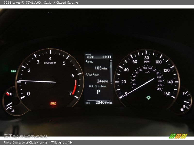  2021 RX 350L AWD 350L AWD Gauges