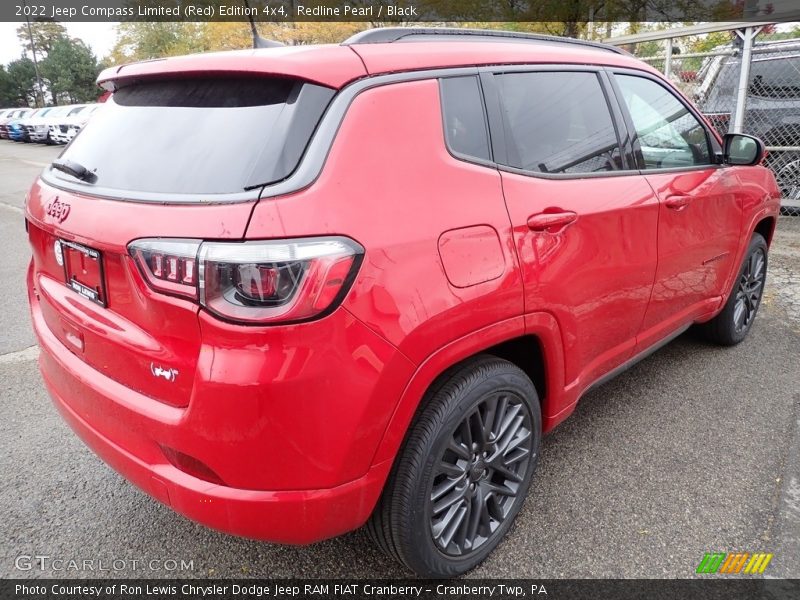 Redline Pearl / Black 2022 Jeep Compass Limited (Red) Edition 4x4