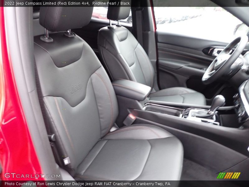Front Seat of 2022 Compass Limited (Red) Edition 4x4