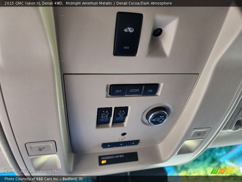 Midnight Amethyst Metallic / Denali Cocoa/Dark Atmosphere 2015 GMC Yukon XL Denali 4WD