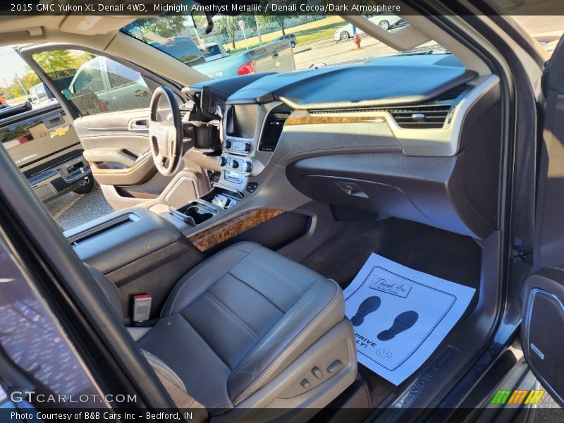 Midnight Amethyst Metallic / Denali Cocoa/Dark Atmosphere 2015 GMC Yukon XL Denali 4WD