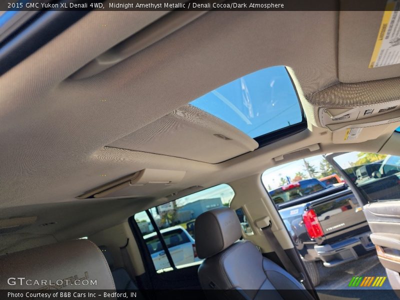Midnight Amethyst Metallic / Denali Cocoa/Dark Atmosphere 2015 GMC Yukon XL Denali 4WD