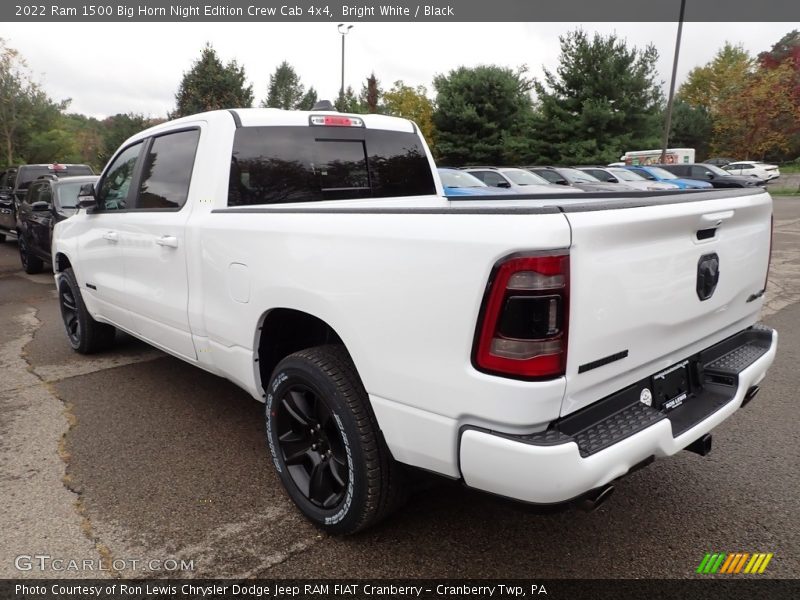 Bright White / Black 2022 Ram 1500 Big Horn Night Edition Crew Cab 4x4