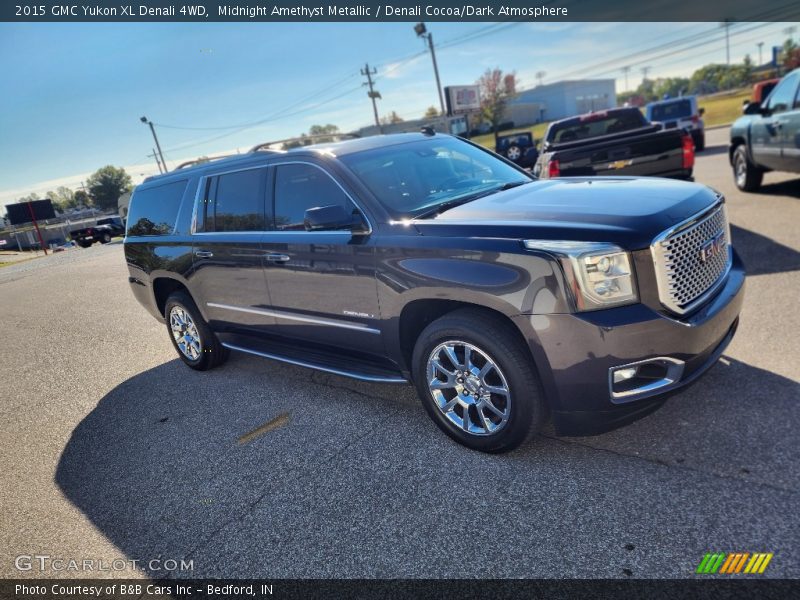 Midnight Amethyst Metallic / Denali Cocoa/Dark Atmosphere 2015 GMC Yukon XL Denali 4WD
