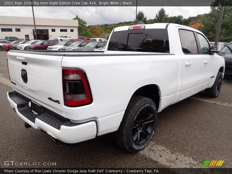 Bright White / Black 2022 Ram 1500 Big Horn Night Edition Crew Cab 4x4