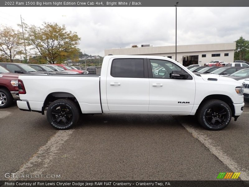 Bright White / Black 2022 Ram 1500 Big Horn Night Edition Crew Cab 4x4
