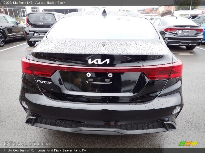 Aurora Black / Black 2023 Kia Forte LXS