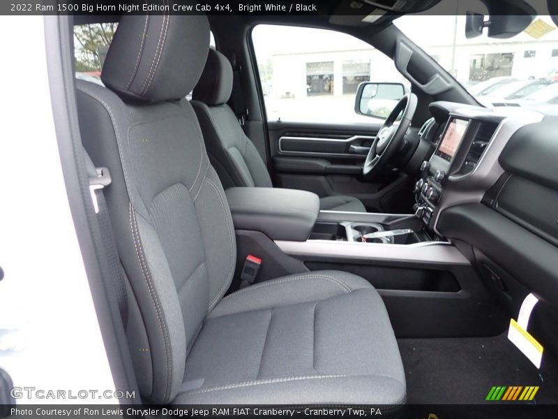 Bright White / Black 2022 Ram 1500 Big Horn Night Edition Crew Cab 4x4