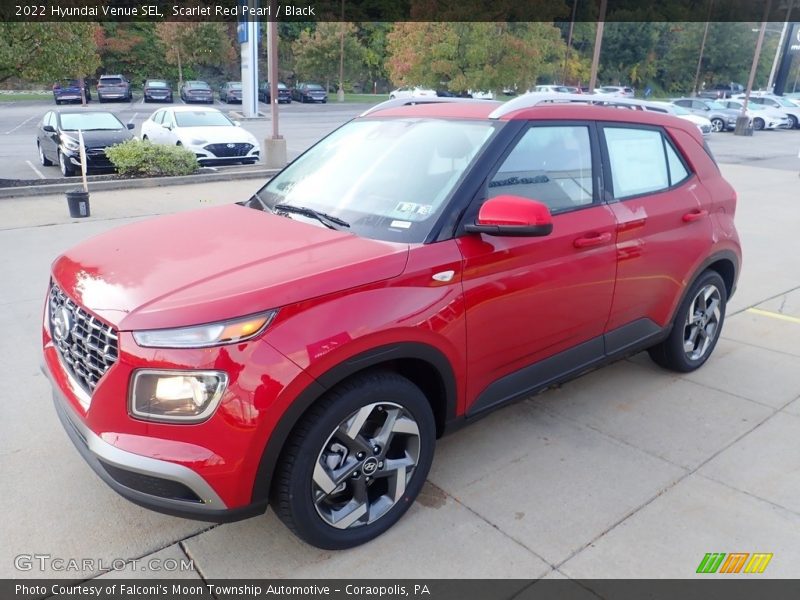 Scarlet Red Pearl / Black 2022 Hyundai Venue SEL