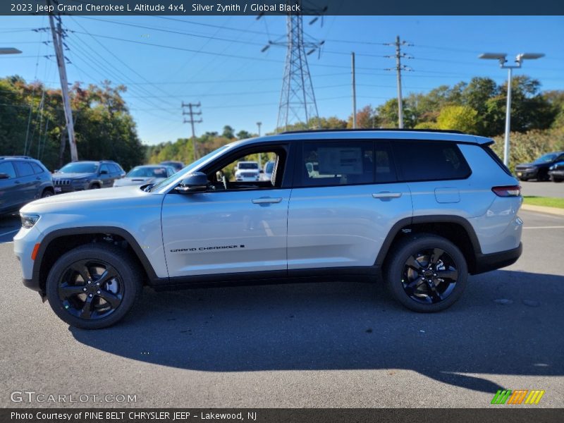 Silver Zynith / Global Black 2023 Jeep Grand Cherokee L Altitude 4x4