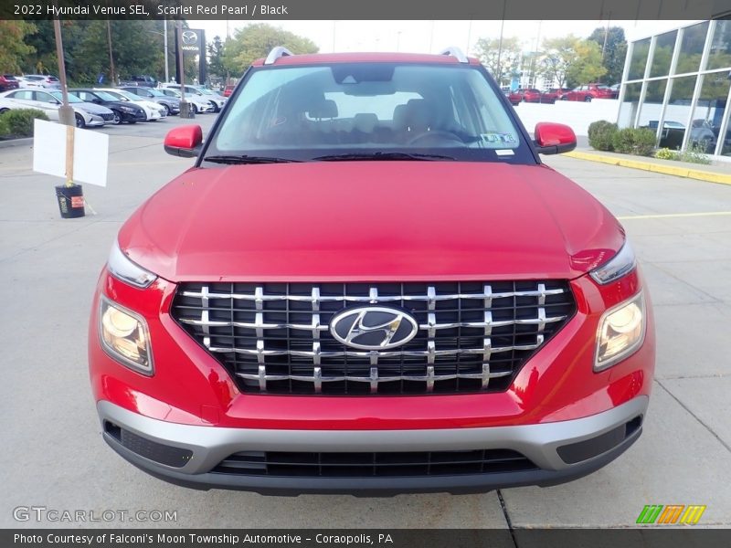 Scarlet Red Pearl / Black 2022 Hyundai Venue SEL