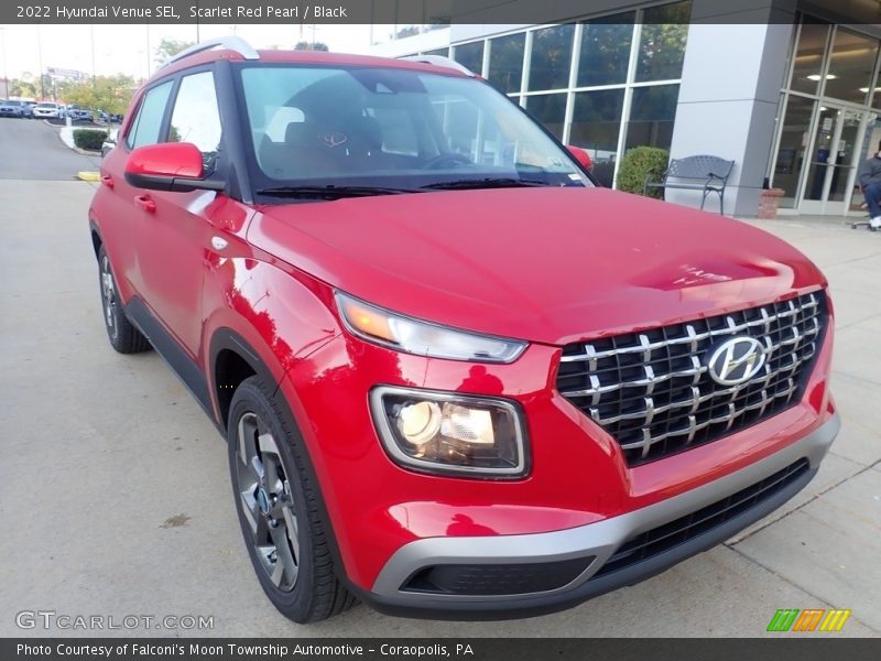Scarlet Red Pearl / Black 2022 Hyundai Venue SEL